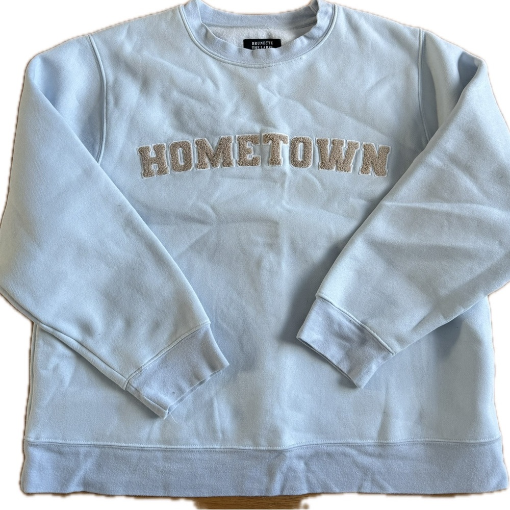 Brunette The Label Light Blue Hometown Sweater